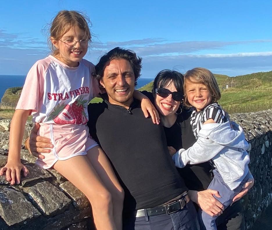 Amir and Katy with their family